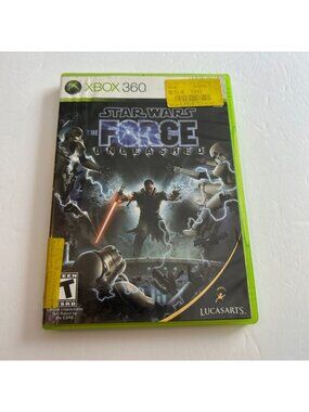 Star Wars: The Force Unleashed Microsoft Xbox 360 Complete Manual no cards
